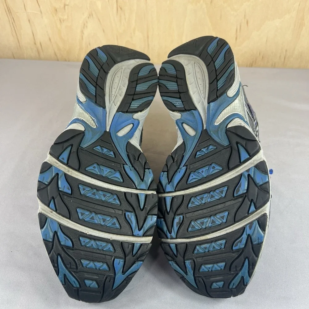 ASICS Gel Venture 5 Men's Size 9 Gray Blue Running Shoes Sneakers T5N3N Used